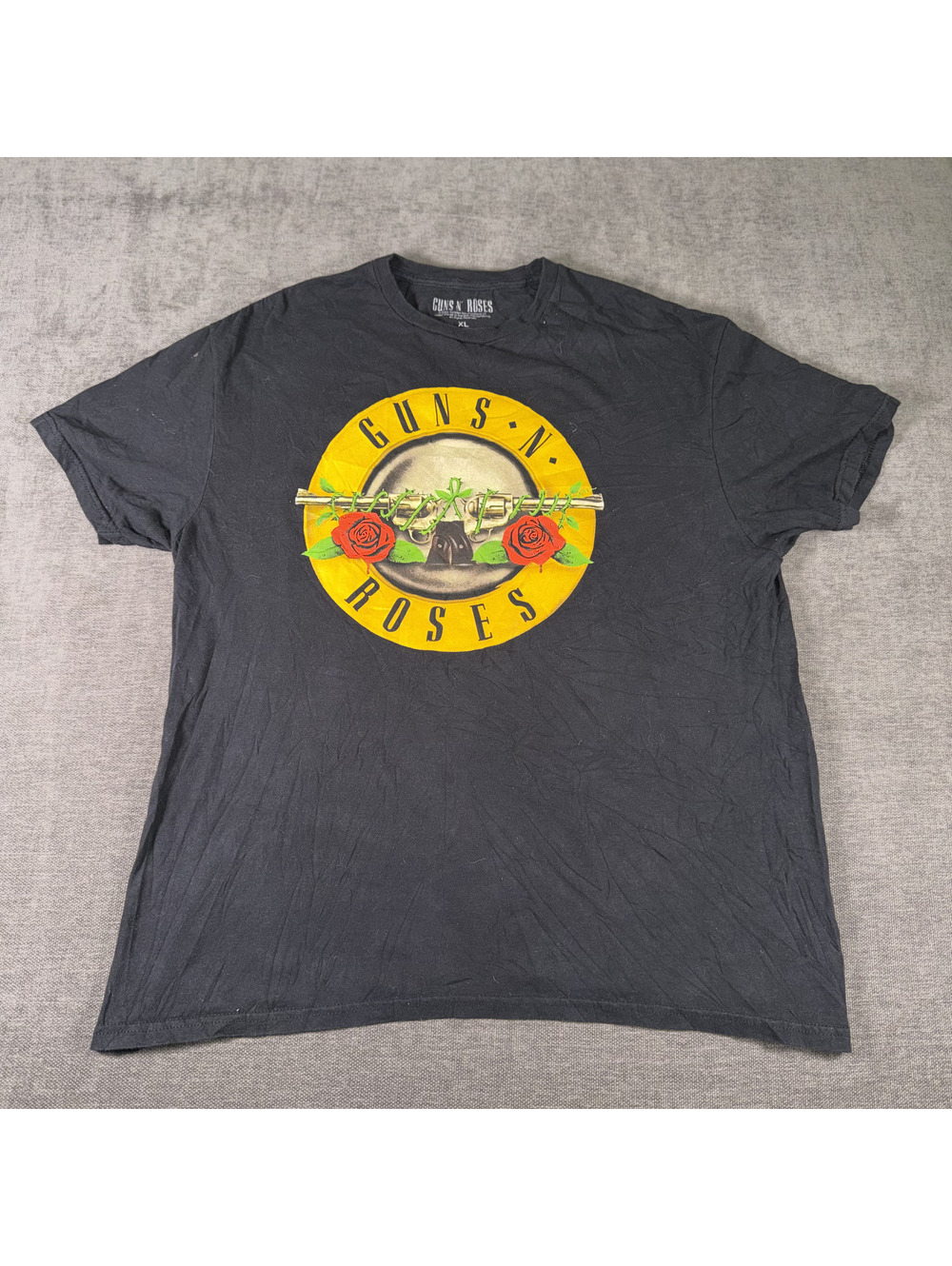 Guns N' Roses Black Graphic Band T-Shirt XL